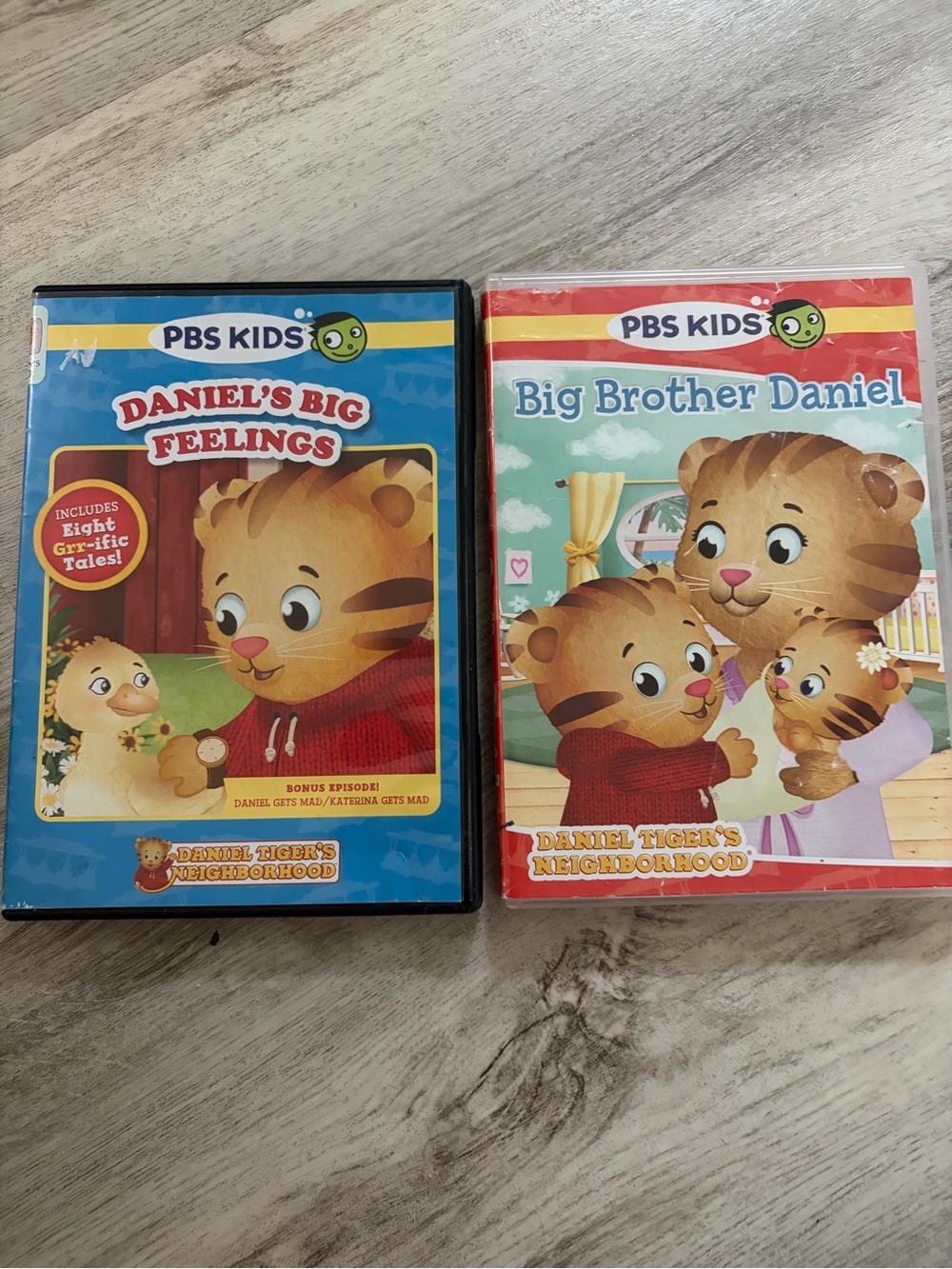 Daniel Tiger DVD set: Big Feelings and Big Brother